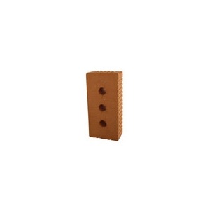 Кирпич строительный полнотелый с 3-я тех. отверстиями 1 НФ| 250×120×65 | М300 | Каширский | Красный