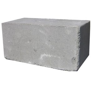 Строительный блок пескоцементный (пескобетонный) полнотелый стеновой (П0) | 390х190х188 | ГС-Блок