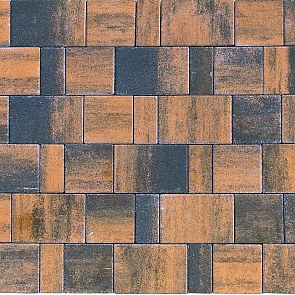 Тротуарная плитка вибропрессованная Старый город Ландхаус Color Mix тип 5 Техас | 240х160 | BRAER