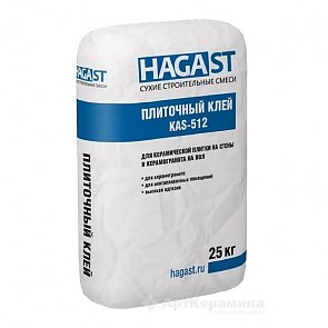 Клей плиточный толстослойный HagaST KAS-512