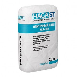 Клей плиточный усиленный HAGAST KAS-540